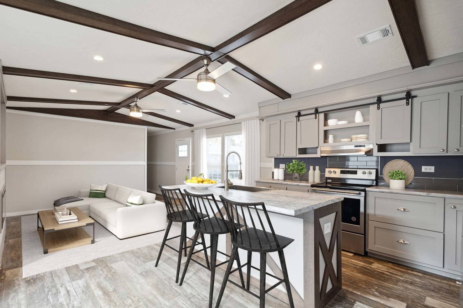 The murphy interior home features