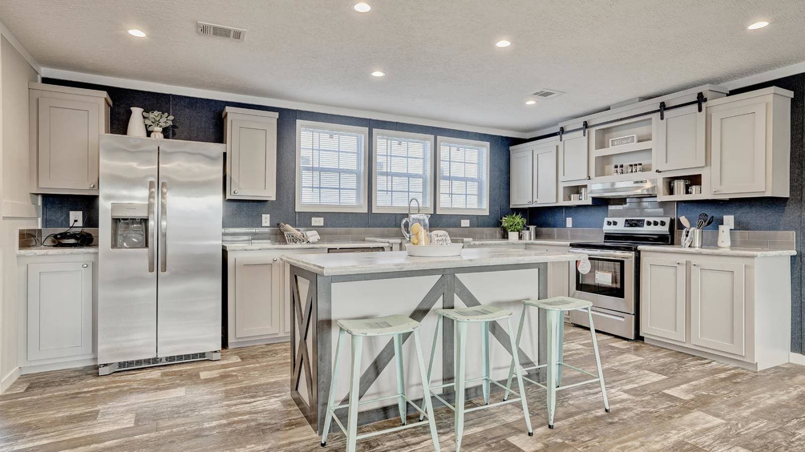 The maddux kitchen home features