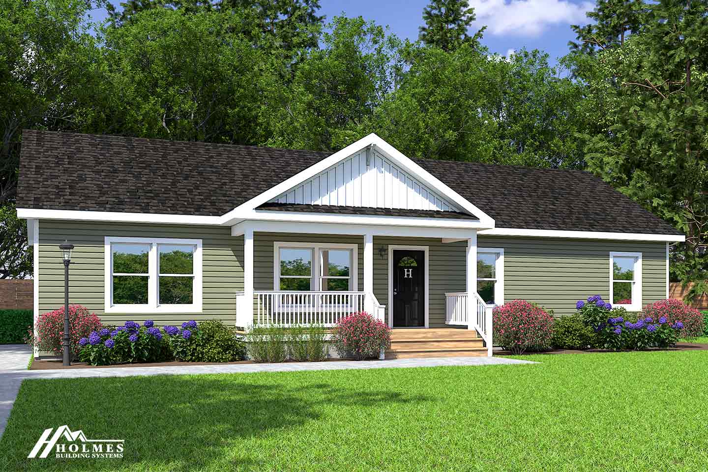 Pebble beach hero, elevation, and exterior home features