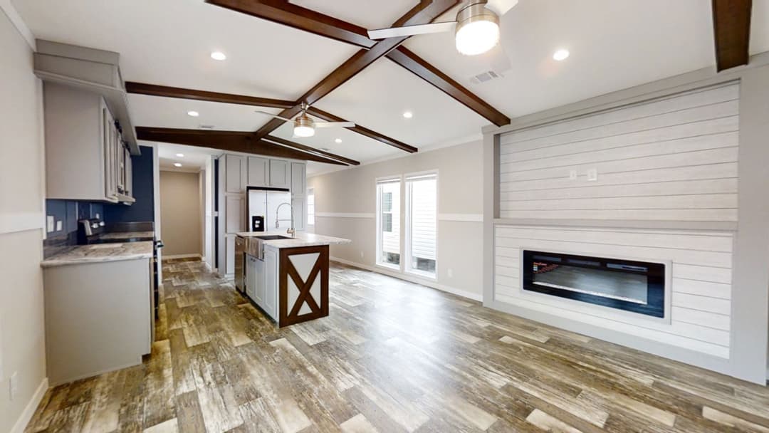 The murphy interior home features