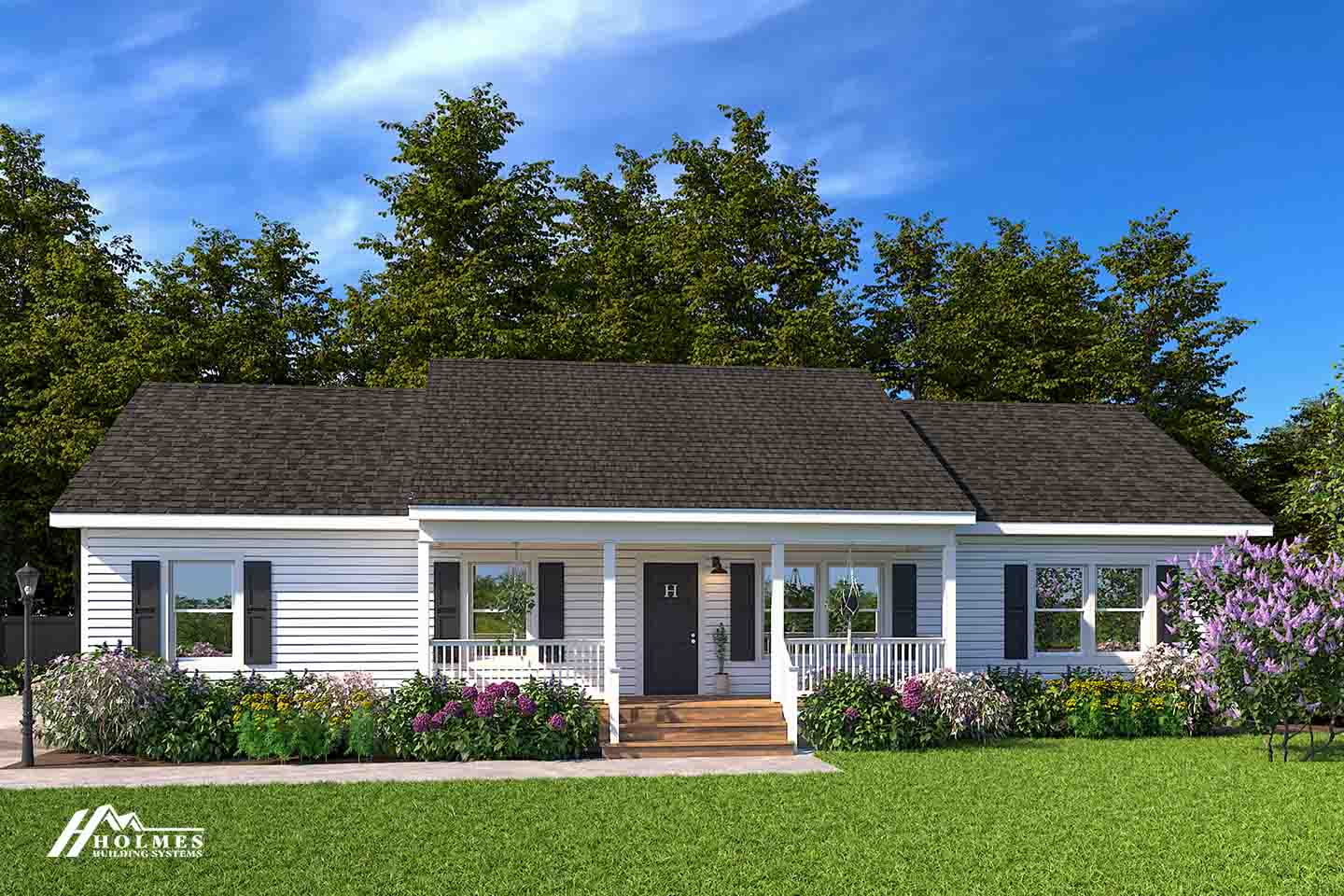 Augusta elevation and exterior home features