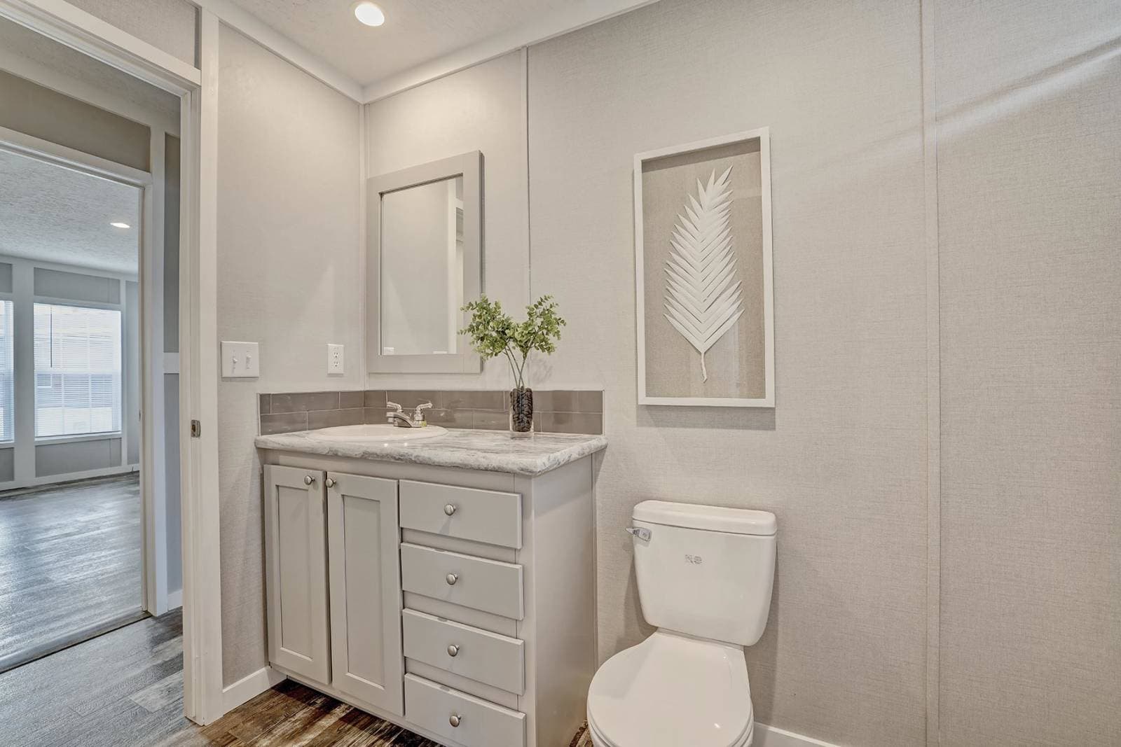 The chipper bathroom home features