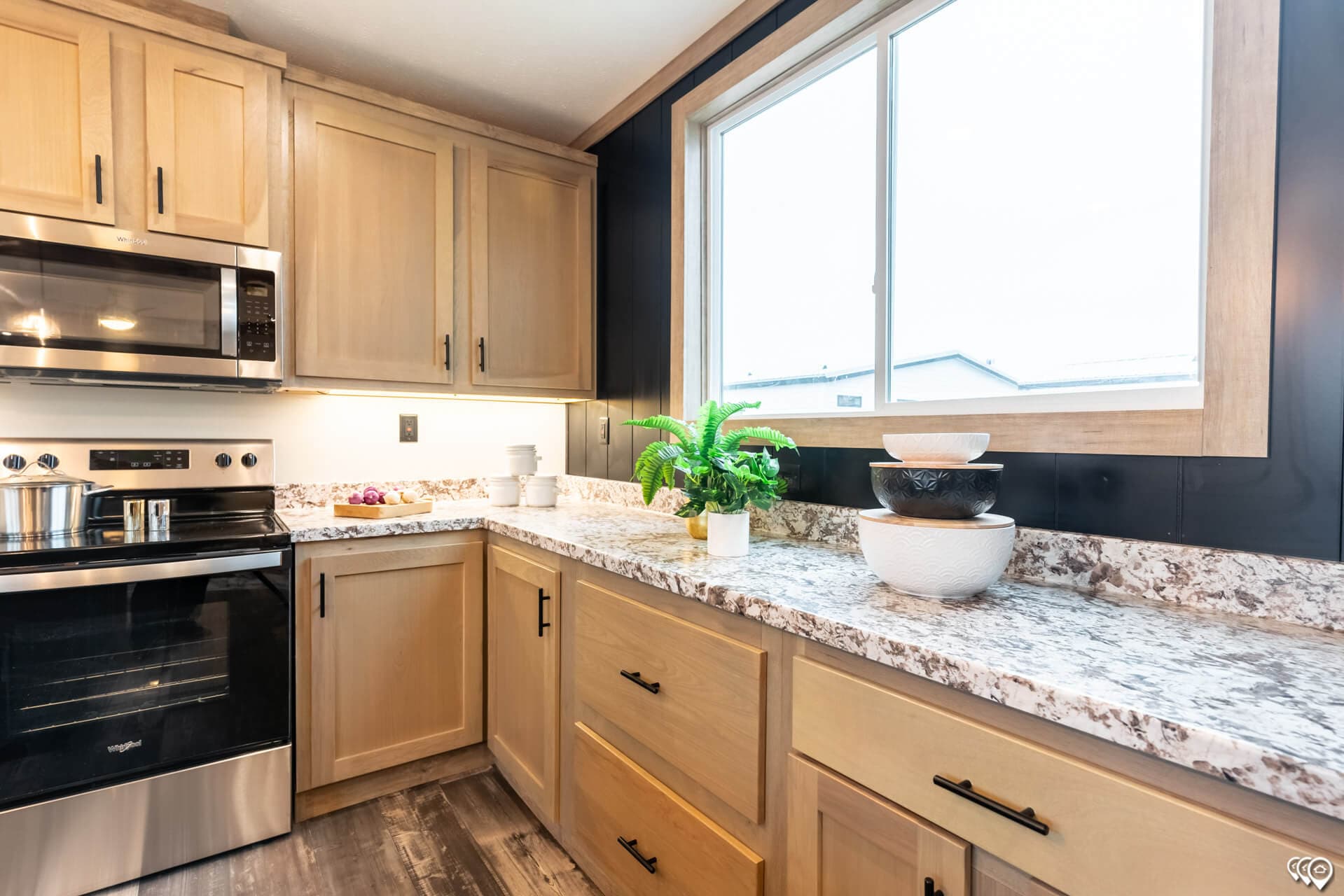 The canyon creek kitchen home features