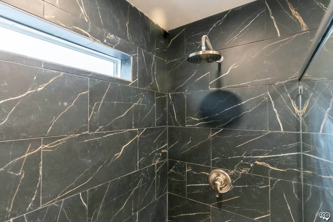 The canyon creek bathroom home features