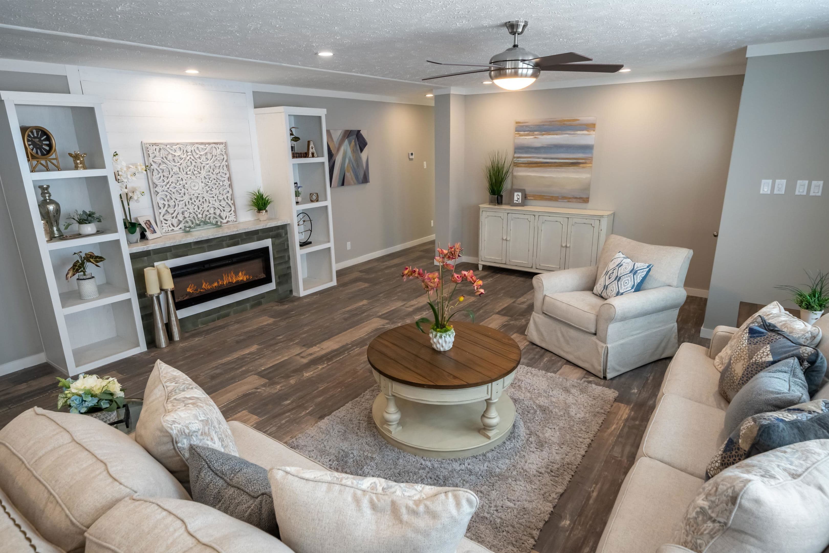 The magnolia interior home features