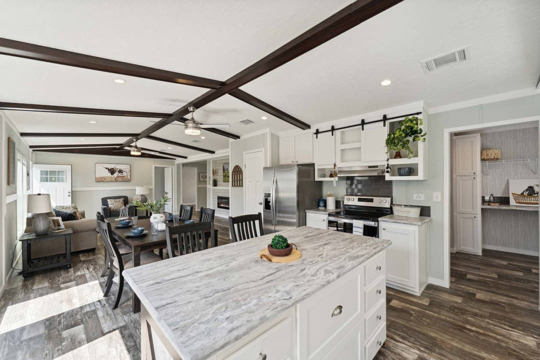 The maddux kitchen home features