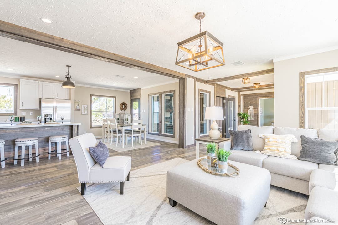 The white oak  interior home features