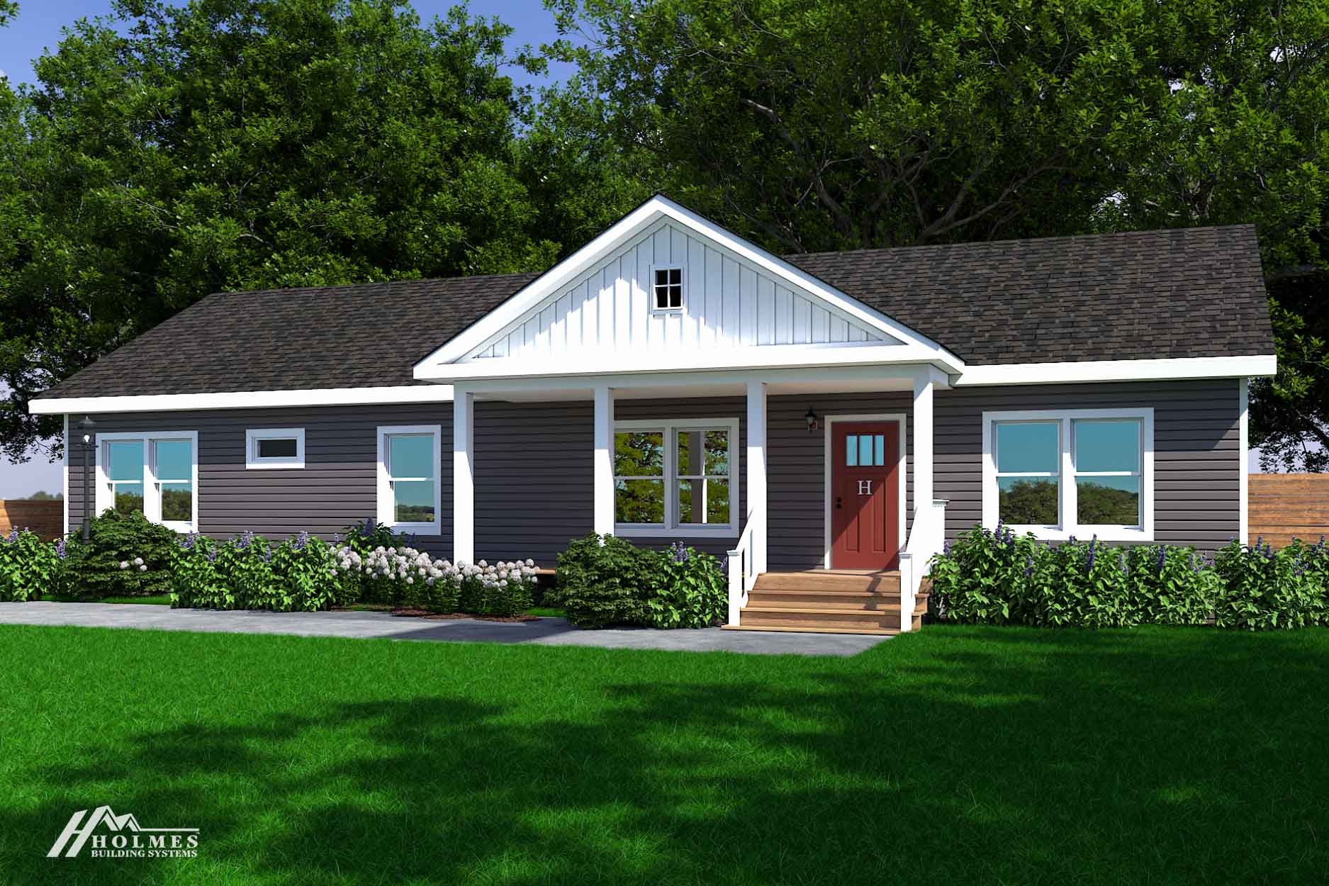 Sycamore ii hero, elevation, and exterior home features