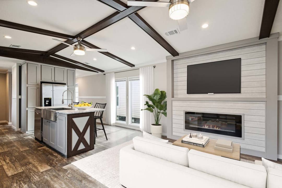 The murphy interior home features