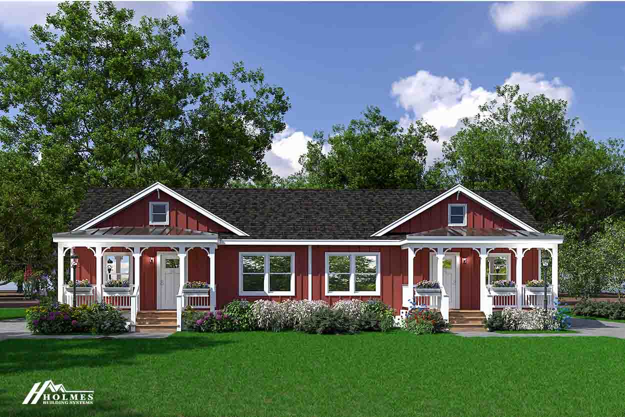 Amelia ii cozy cottage duplex hero, elevation, and exterior home features