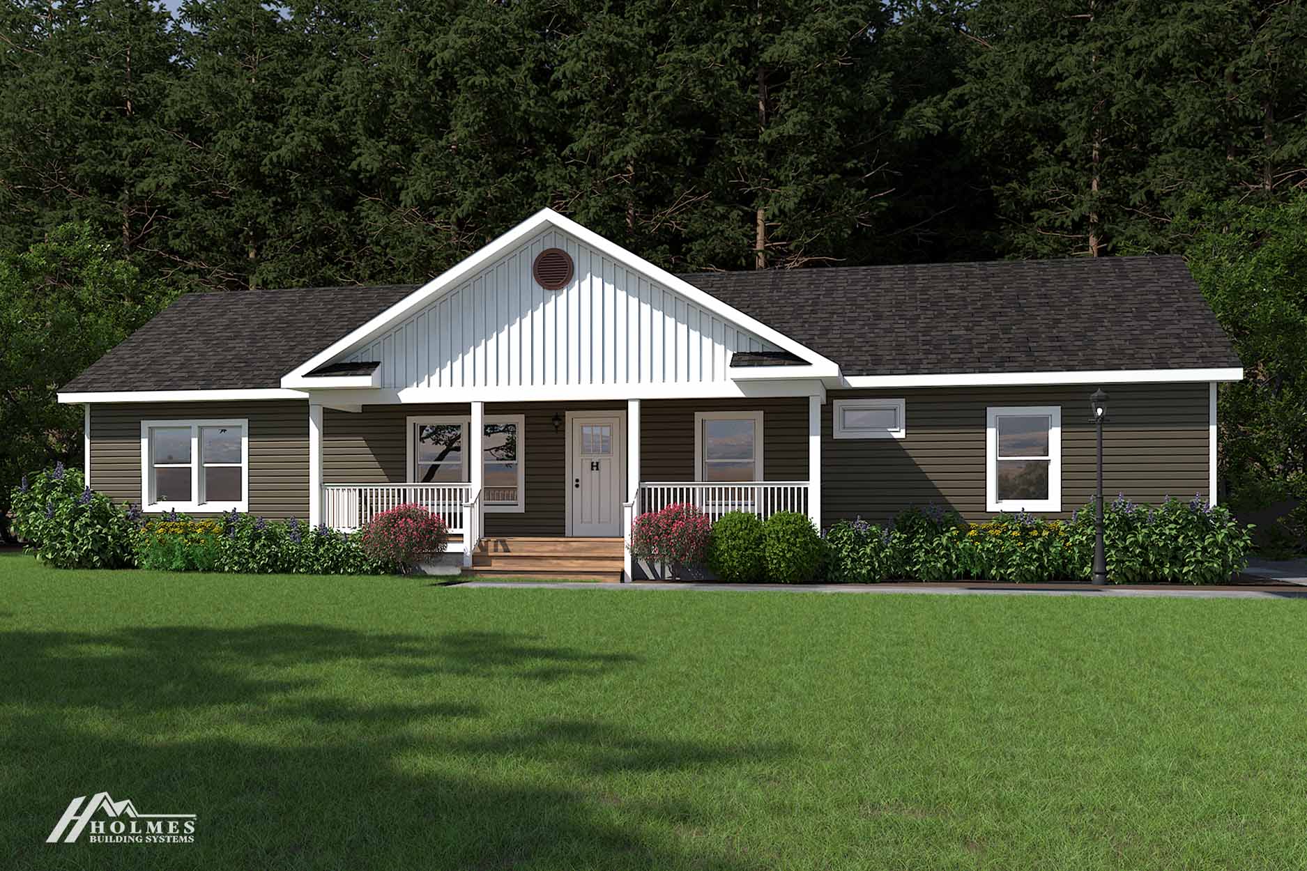 Cedar iii hero, elevation, and exterior home features