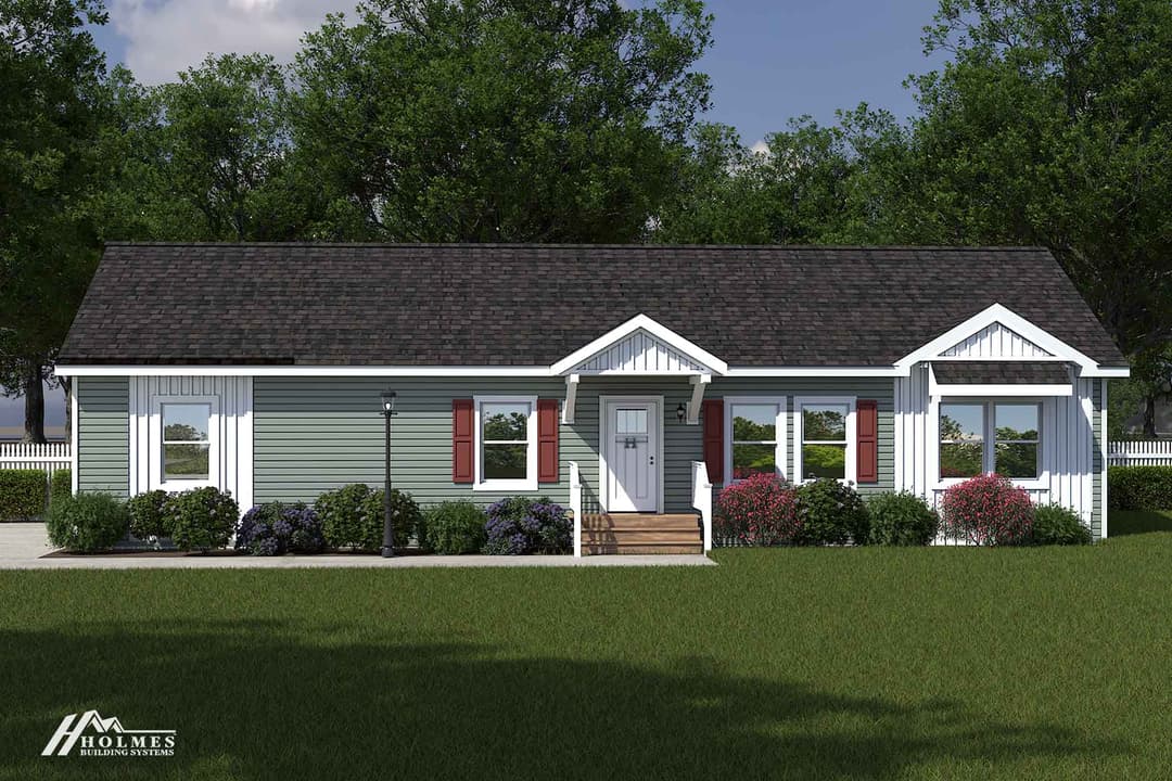 Caroline iii hero, elevation, and exterior home features