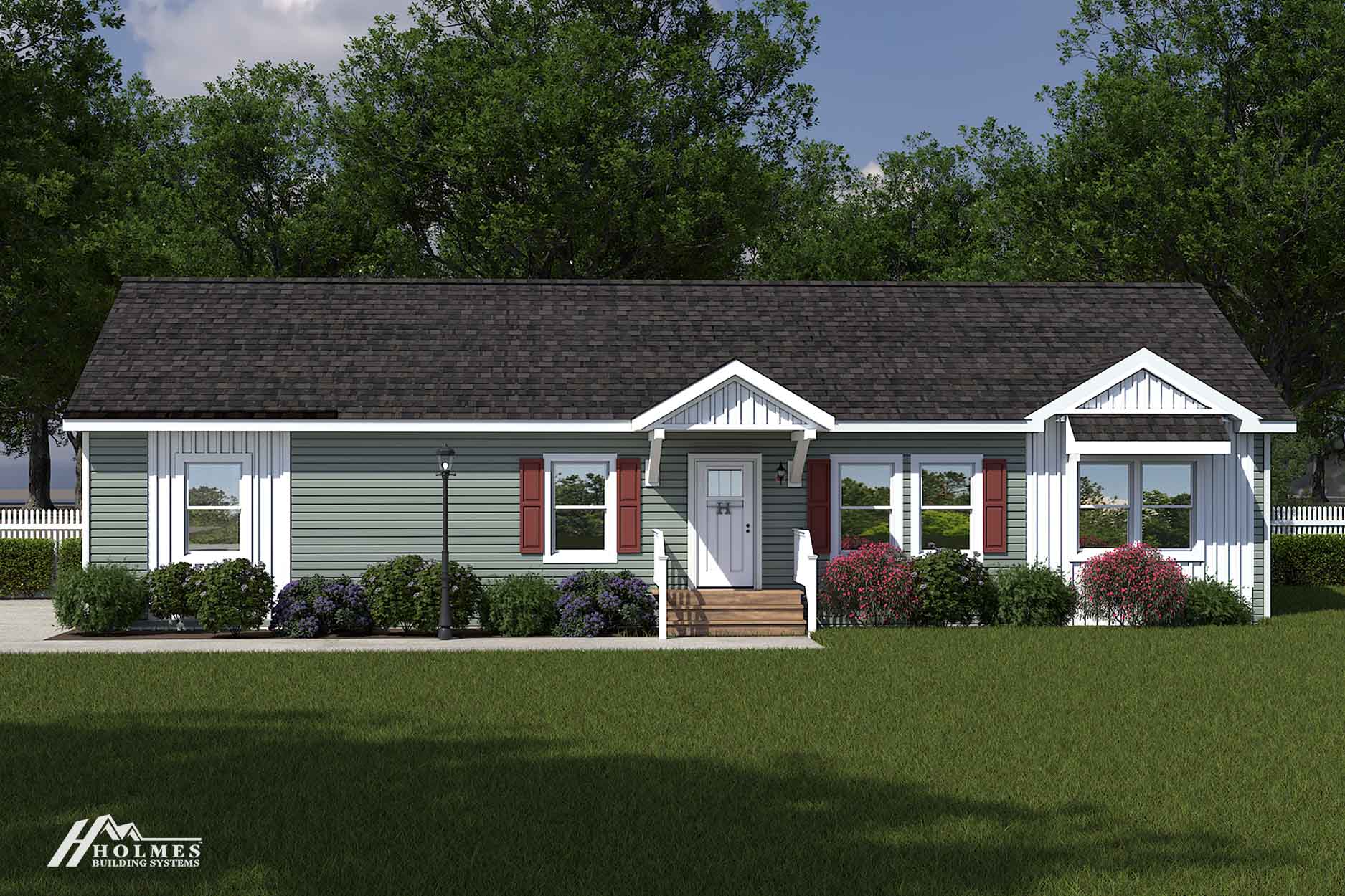 Caroline iii hero, elevation, and exterior home features