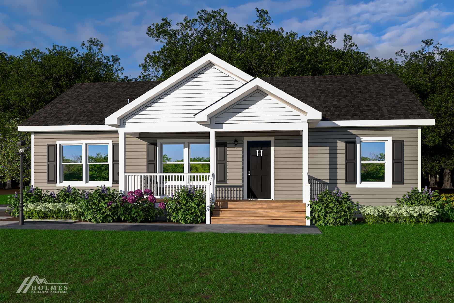 Live oak hero, elevation, and exterior home features