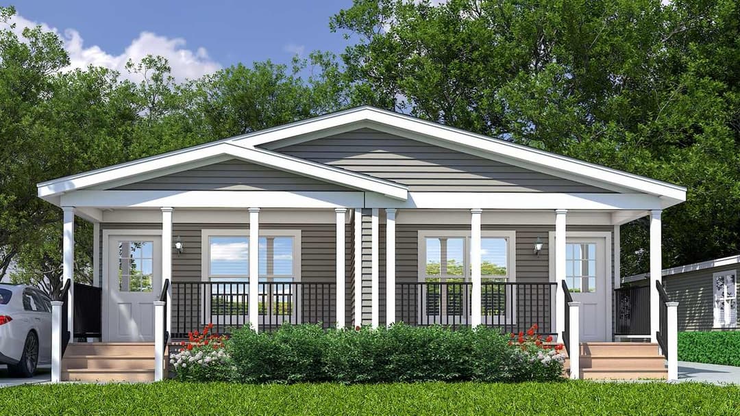 Sugar run duplex hero, elevation, and exterior home features