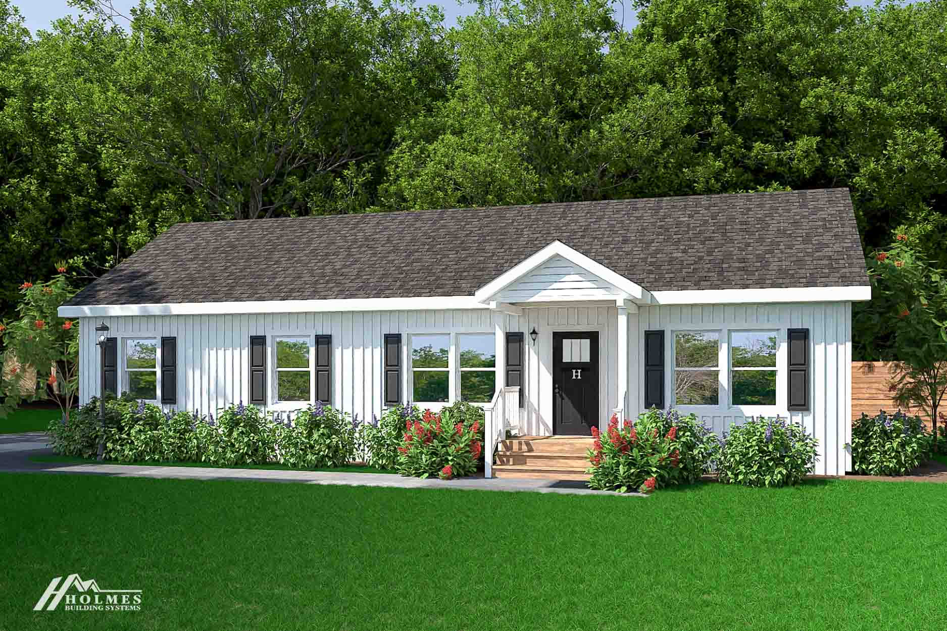 Hawthorn ii hero, elevation, and exterior home features