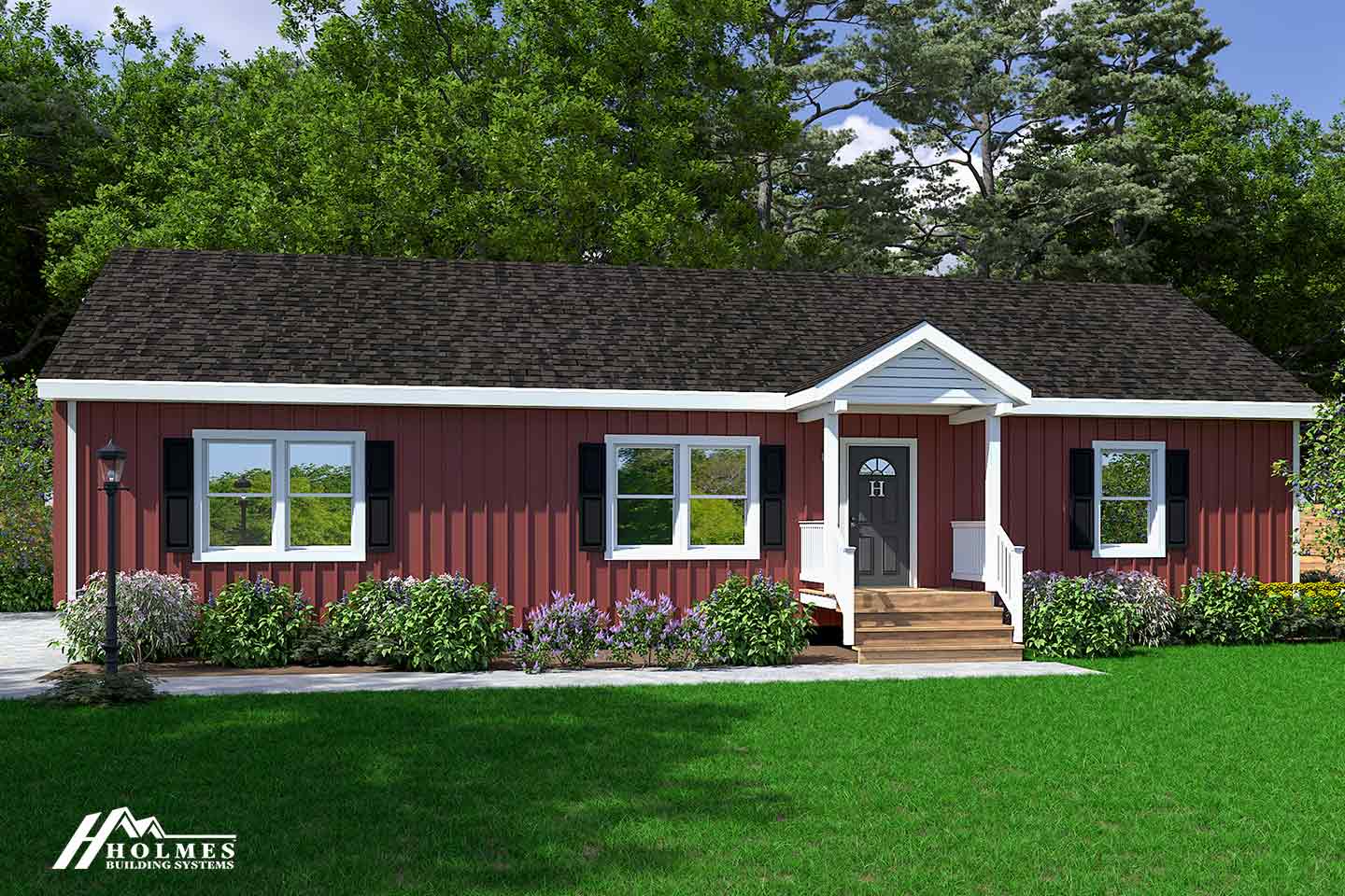 Willow hero, elevation, and exterior home features