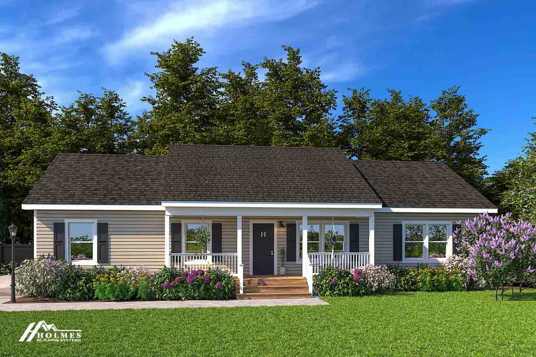 Augusta elevation and exterior home features