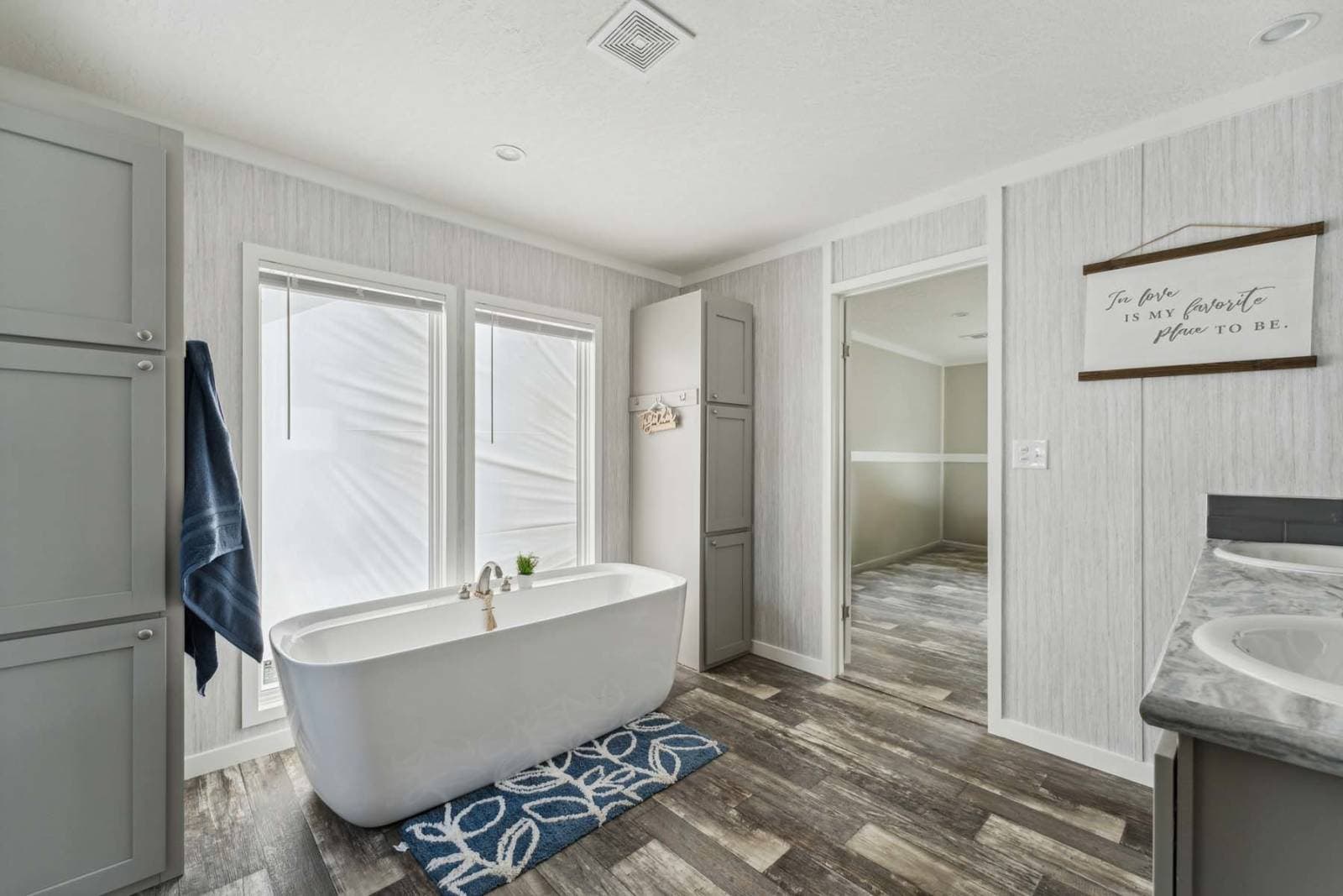 The chipper bathroom home features