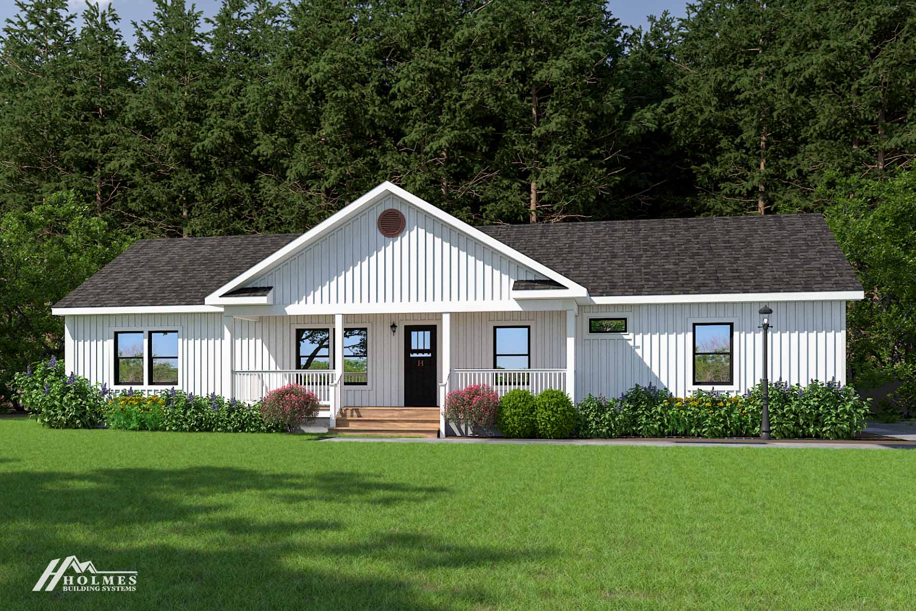 Cedar ii hero, elevation, and exterior home features