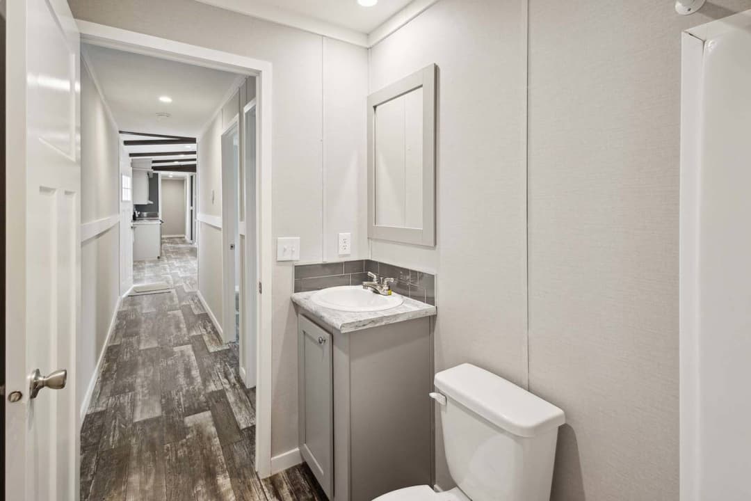 The murphy bathroom home features