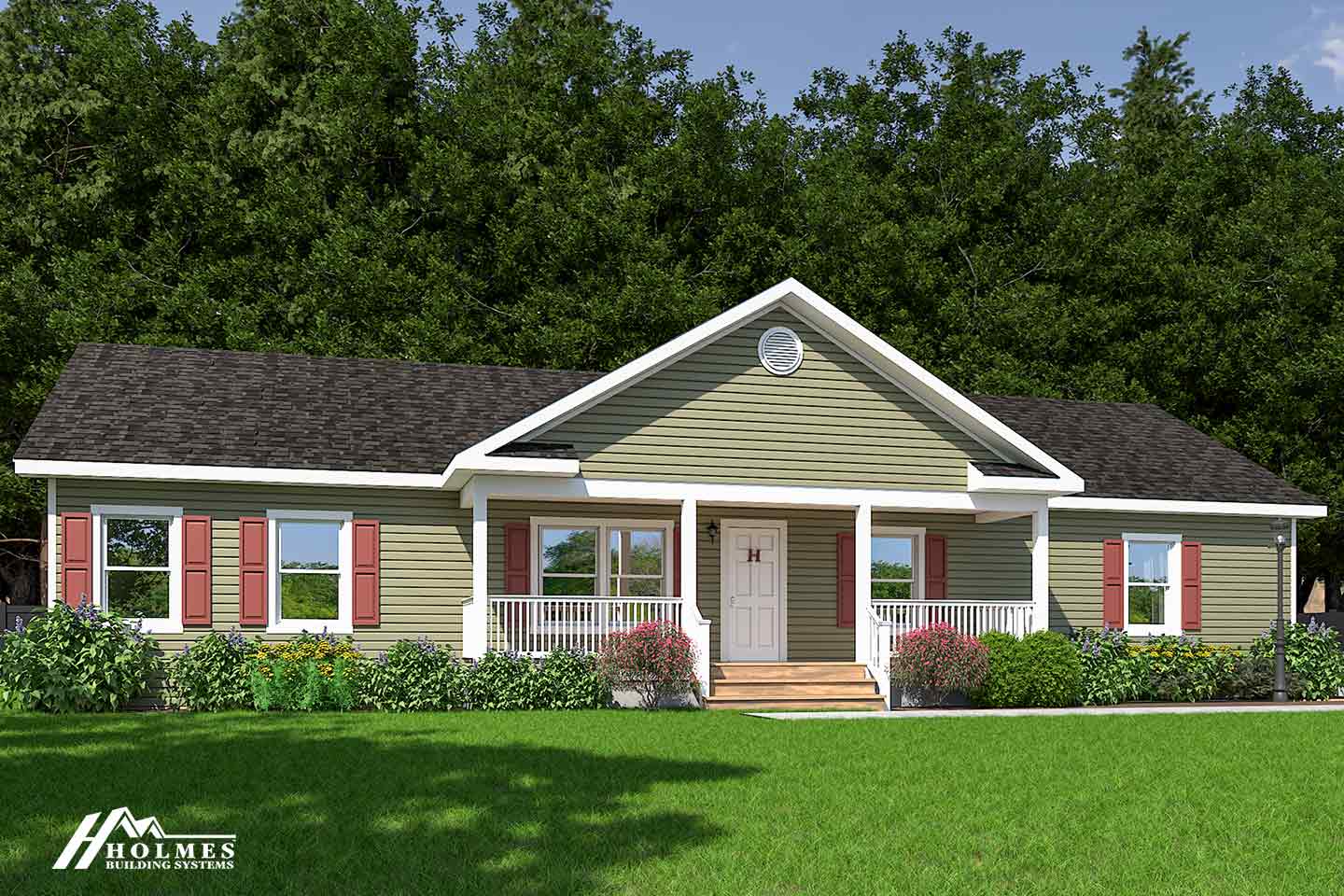 Cedar hero, elevation, and exterior home features