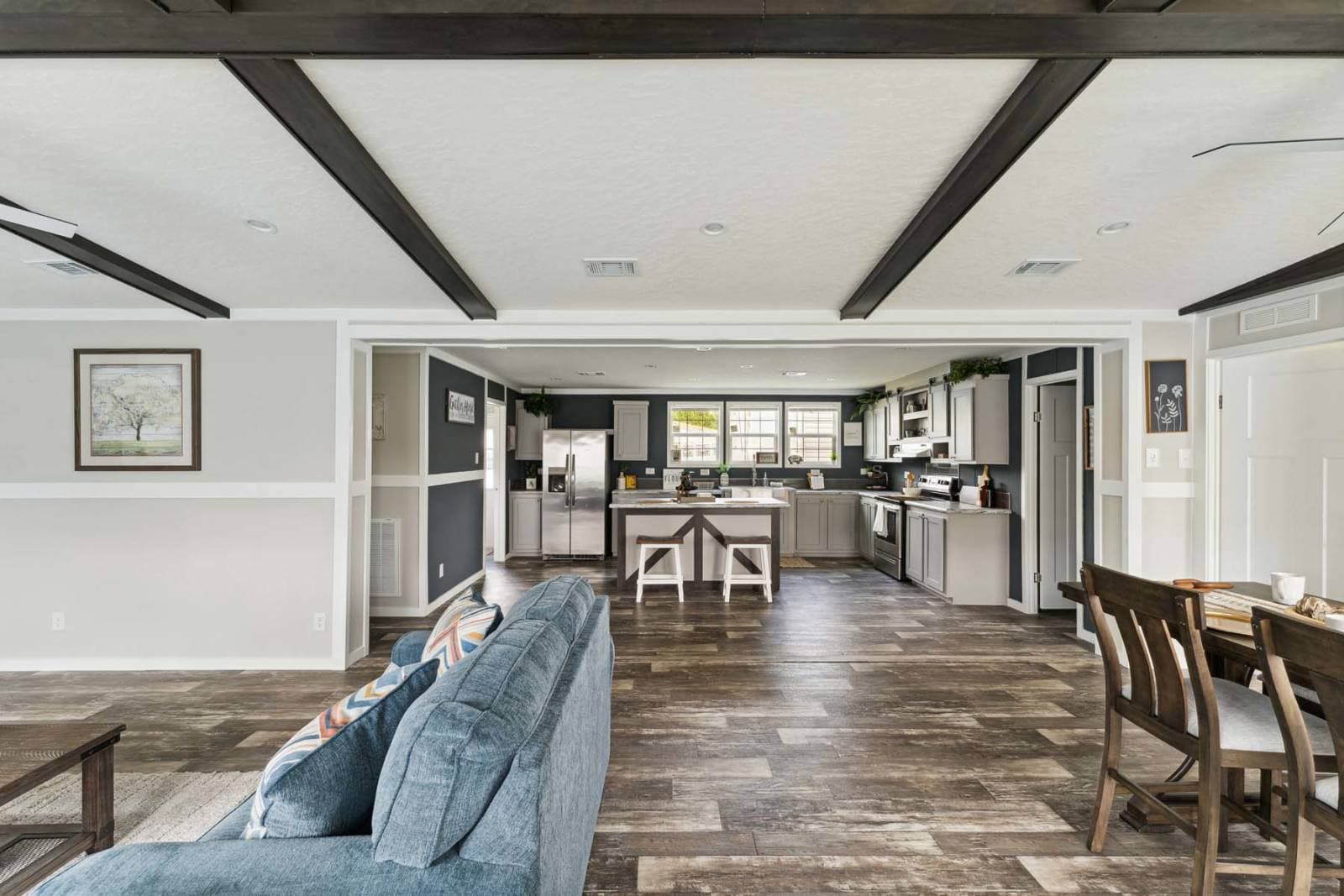 The chipper interior home features