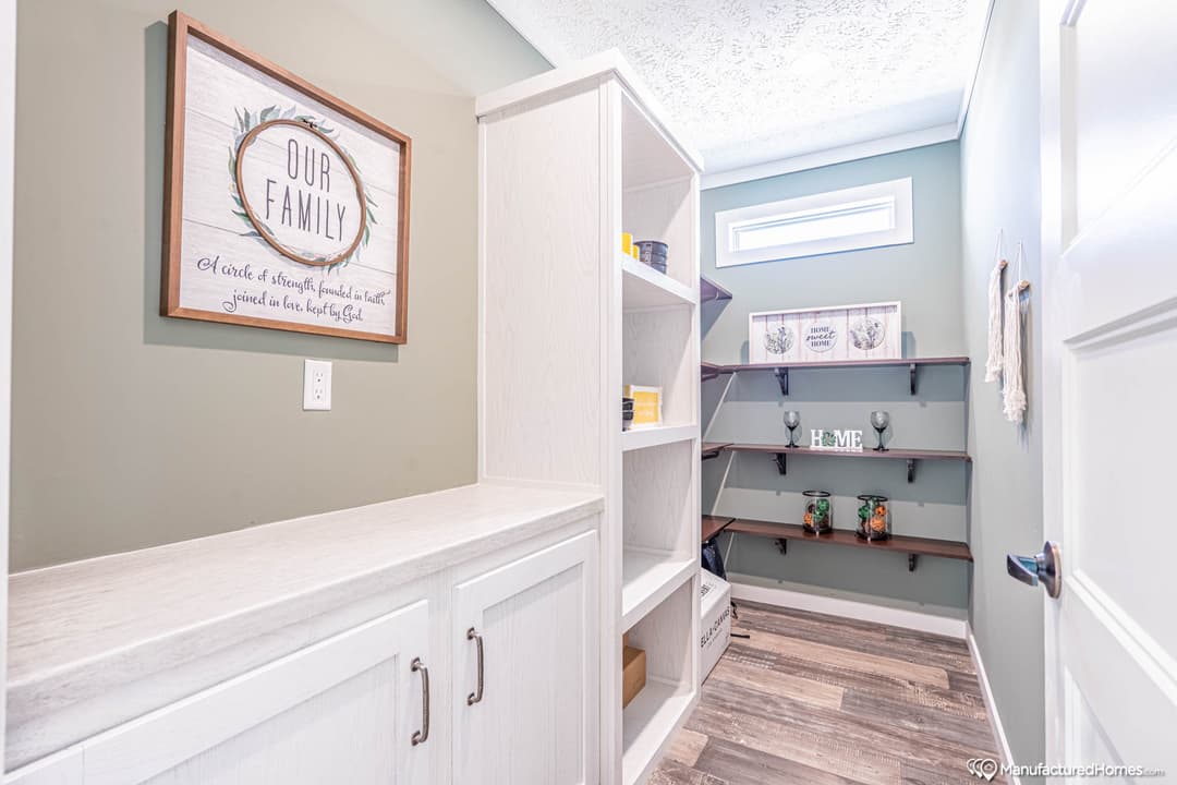 The white oak  interior home features