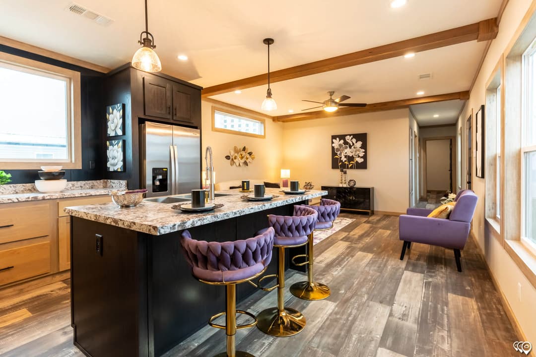 The canyon creek kitchen home features