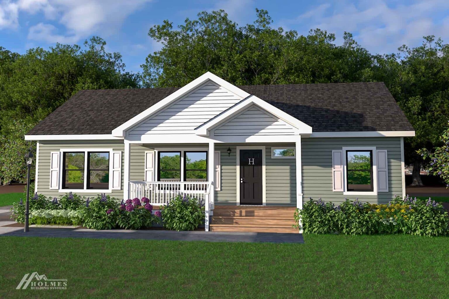 Live oak ii hero, elevation, and exterior home features