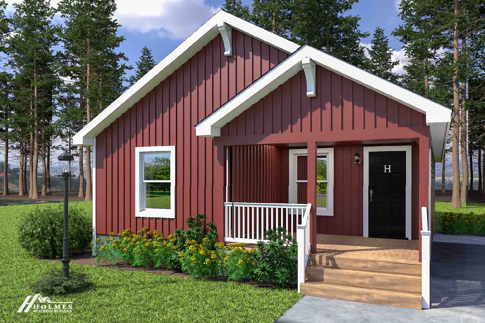 Birch ii hero, elevation, and exterior home features