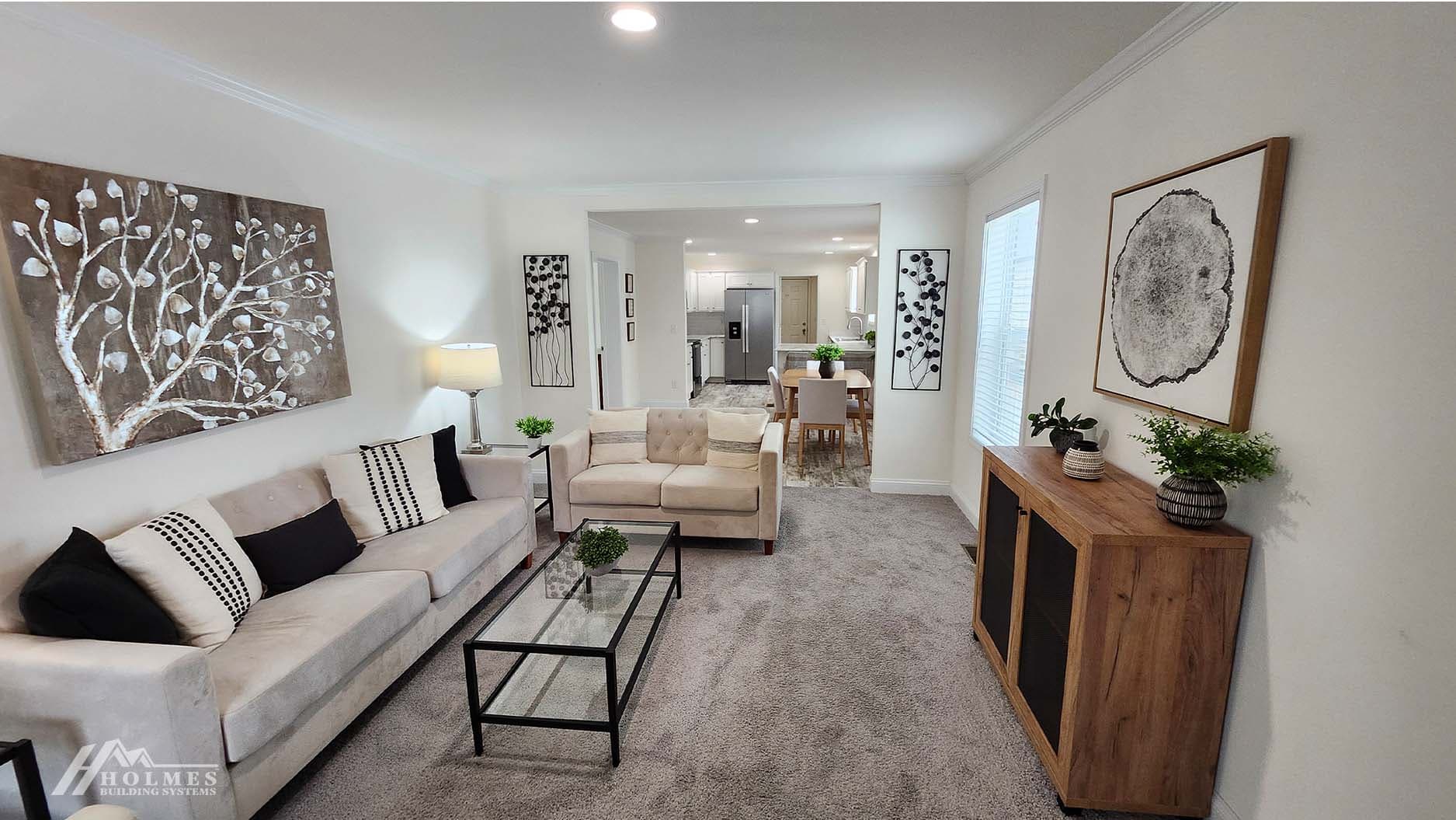Birch interior home features