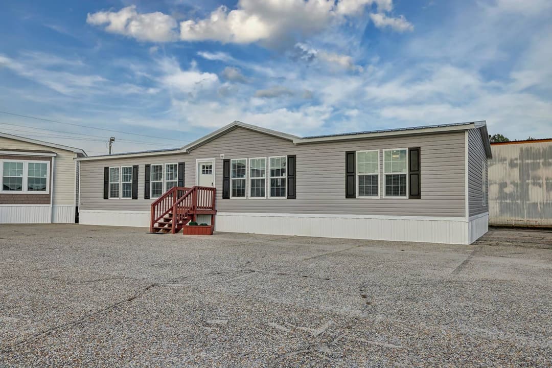 The chipper elevation and exterior home features