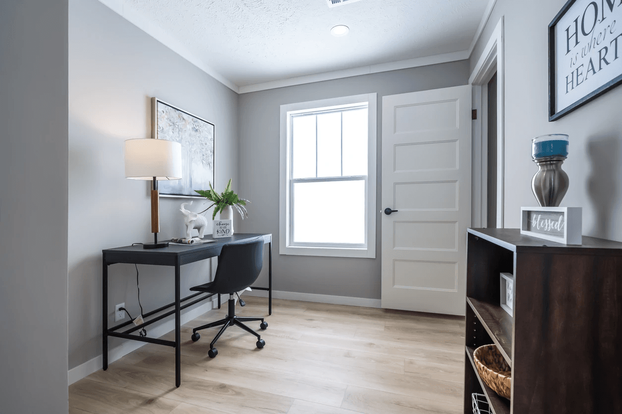 The cypress interior home features