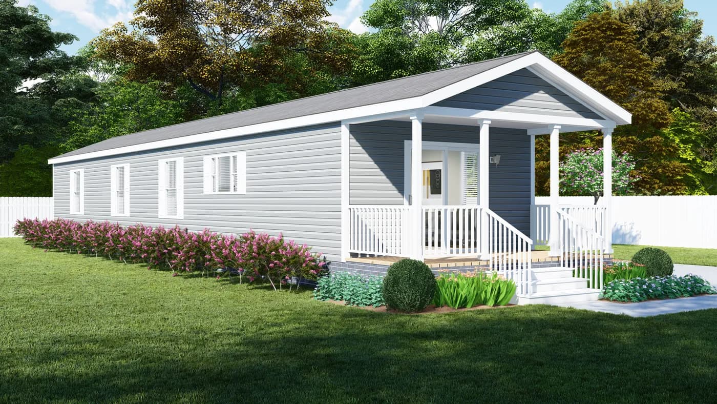 Canyon hero, elevation, and exterior home features