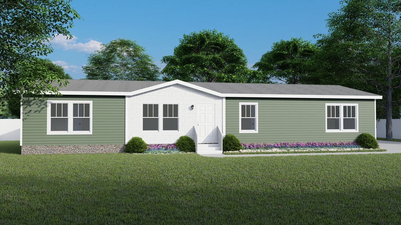 Sunrise hero, elevation, and exterior home features